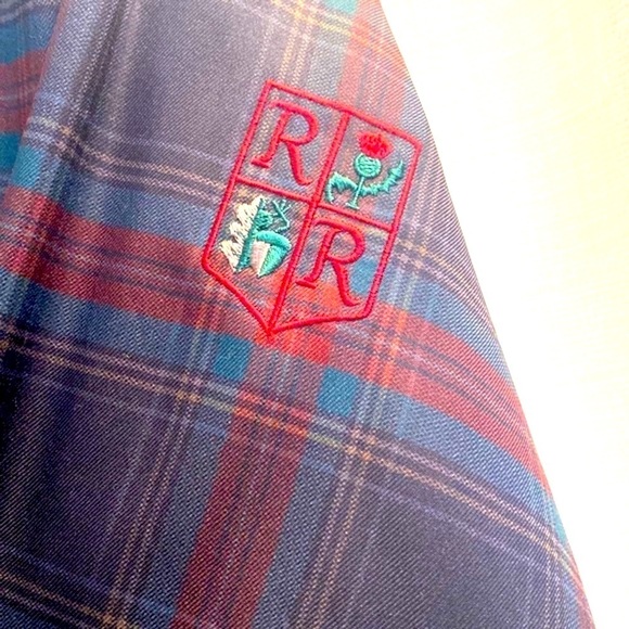 Men’s Plaid Forrester’s Outerwear Plaid Windbreaker/Rain Jacket Size Medium - Picture 4 of 9